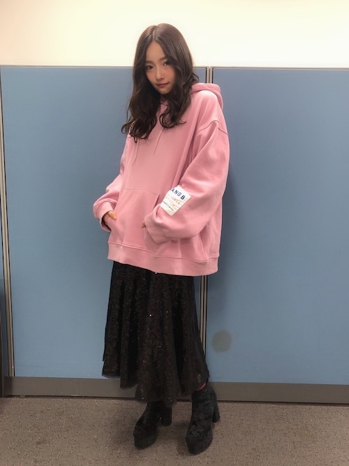 ANDGEEBEE フェネックビックパーカー andgeebee(アンジービー) フェネックビックパーカー レディース M