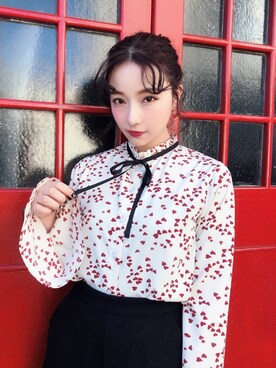 村瀬紗英さん（レディース・159cm）の冬コーディネート