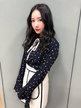 村瀬紗英さん(レディース・159cm)の冬コーディネート