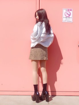 村瀬紗英さん（レディース・159cm）の春コーディネート