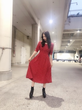 村瀬紗英さん（レディース・159cm）の春コーディネート