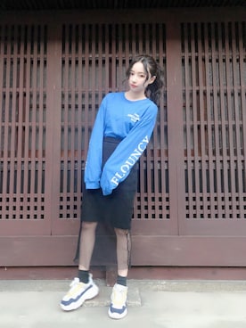 村瀬紗英さん（レディース・159cm）の春コーディネート