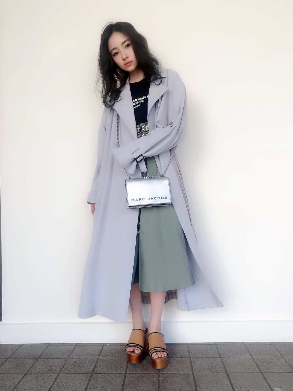 【未使用】AMERI シースルー バックプリーツ トレンチ コート Ameri VINTAGE - アメリヴィンテージ シースルーバックプリーツ