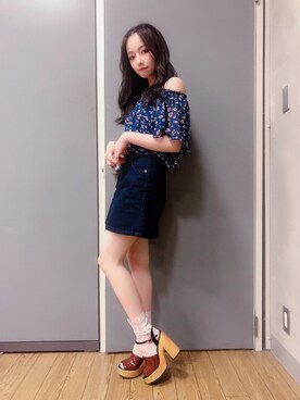 村瀬紗英さん（レディース・159cm）の夏コーディネート
