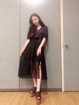 村瀬紗英さん（レディース・159cm）の夏コーディネート