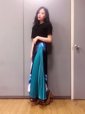 村瀬紗英さん（レディース・159cm）の夏コーディネート