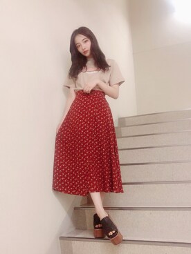 村瀬紗英さん（レディース・159cm）の夏コーディネート