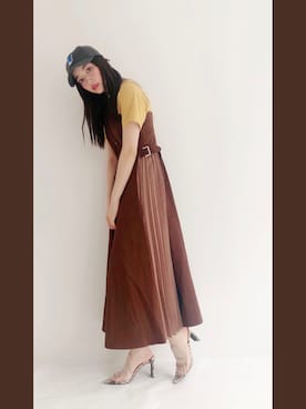 村瀬紗英さん（レディース・159cm）の秋コーディネート