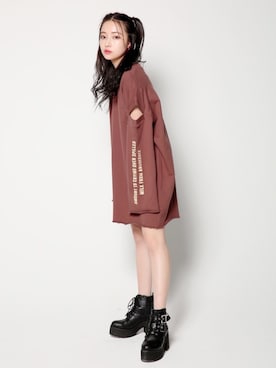 村瀬紗英さん(レディース・159cm)の秋コーディネート