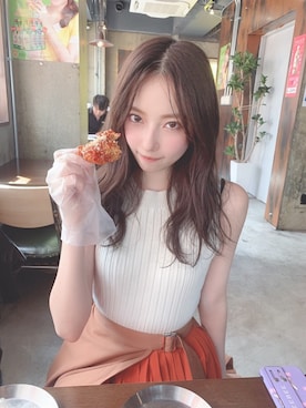 「REDYAZEL（レディアゼル）のアイテム」を使った、村瀬紗英さん（レディース・159cm）の秋コーディネート