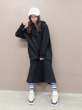 「FIG&VIPER（フィグアンドバイパー）のアイテム」を使った、村瀬紗英さん（レディース・159cm）の秋コーディネート
