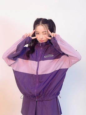「ANDGEEBEE（アンジービー）のアイテム（その他アウター）」を使った、村瀬紗英さん（レディース・159cm）の秋コーディネート
