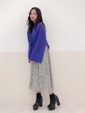 村瀬紗英さん（レディース・159cm）の秋コーディネート