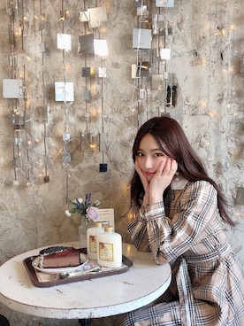 村瀬紗英さん（レディース・159cm）の秋コーディネート