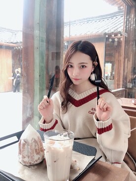 村瀬紗英さん(レディース・159cm)の秋コーディネート