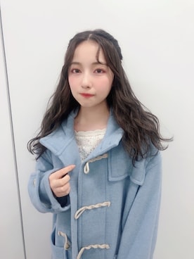 「LILY BROWN（リリーブラウン）のアイテム（Tシャツ/カットソー）」を使った、村瀬紗英さん（レディース・159cm）の冬コーディネート