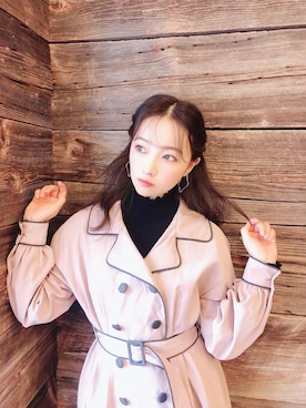 村瀬紗英さん（レディース・159cm）の冬コーディネート