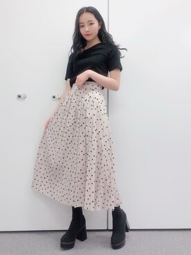 村瀬紗英さん(レディース・159cm)の冬コーディネート