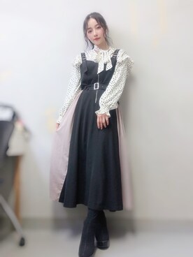 村瀬紗英さん（レディース・159cm）の冬コーディネート