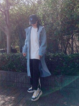 「FIG&VIPER（フィグアンドバイパー）のアイテム」を使った、村瀬紗英さん（レディース・159cm）の冬コーディネート