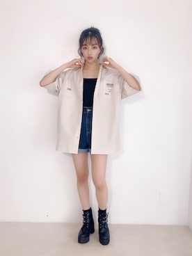 村瀬紗英さん（レディース・159cm）の春コーディネート