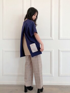 村瀬紗英さん(レディース・159cm)の春コーディネート