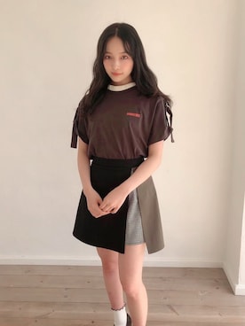 村瀬紗英さん(レディース・159cm)の春コーディネート