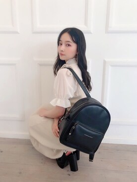 村瀬紗英さん(レディース・159cm)の春コーディネート