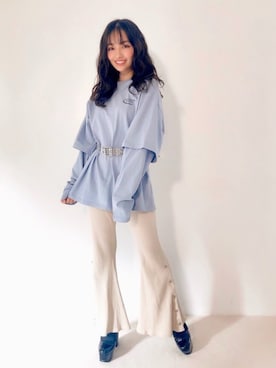 村瀬紗英さん（レディース・159cm）の春コーディネート