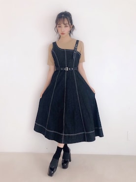 村瀬紗英さん（レディース・159cm）の春コーディネート