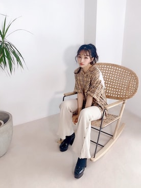 村瀬紗英さん（レディース・159cm）の春コーディネート