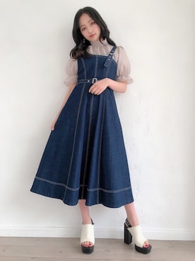 村瀬紗英さん（レディース・159cm）の春コーディネート