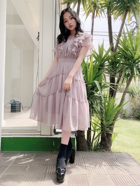 村瀬紗英さん（レディース・159cm）の夏コーディネート