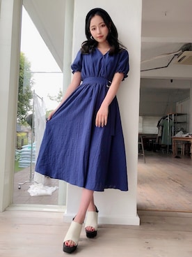 村瀬紗英さん（レディース・159cm）の夏コーディネート