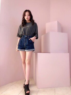 村瀬紗英さん（レディース・159cm）の夏コーディネート