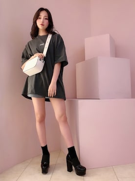 村瀬紗英さん（レディース・159cm）の夏コーディネート