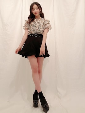 村瀬紗英さん（レディース・159cm）の夏コーディネート