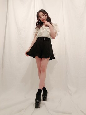 村瀬紗英さん（レディース・159cm）の夏コーディネート