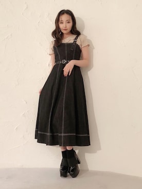 村瀬紗英さん（レディース・159cm）の夏コーディネート