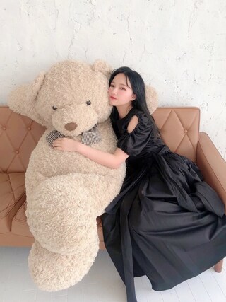 Ameri（アメリ）の「DONUTS SLEEVE DRESS（ワンピース）」 - WEAR