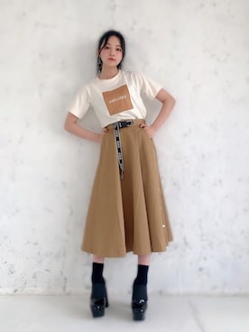 村瀬紗英さん（レディース・159cm）の夏コーディネート