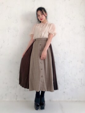 村瀬紗英さん（レディース・159cm）の夏コーディネート