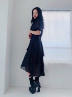 村瀬紗英さん（レディース・159cm）の夏コーディネート