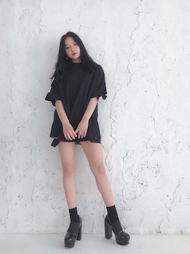 村瀬紗英さん（レディース・159cm）の夏コーディネート