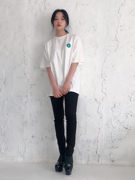 村瀬紗英さん(レディース・159cm)の夏コーディネート