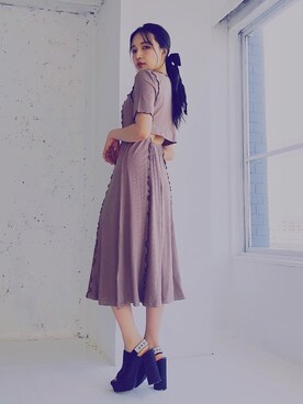 村瀬紗英さん（レディース・159cm）の夏コーディネート