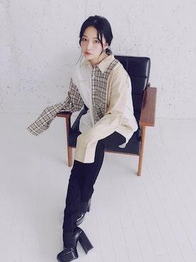 村瀬紗英さん（レディース・159cm）の夏コーディネート