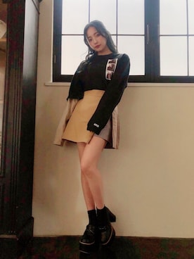 村瀬紗英さん(レディース・159cm)の夏コーディネート