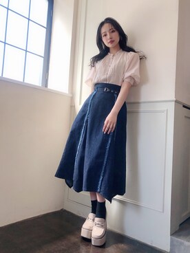 村瀬紗英さん（レディース・159cm）の夏コーディネート