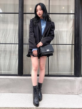 村瀬紗英さん（レディース・159cm）の夏コーディネート